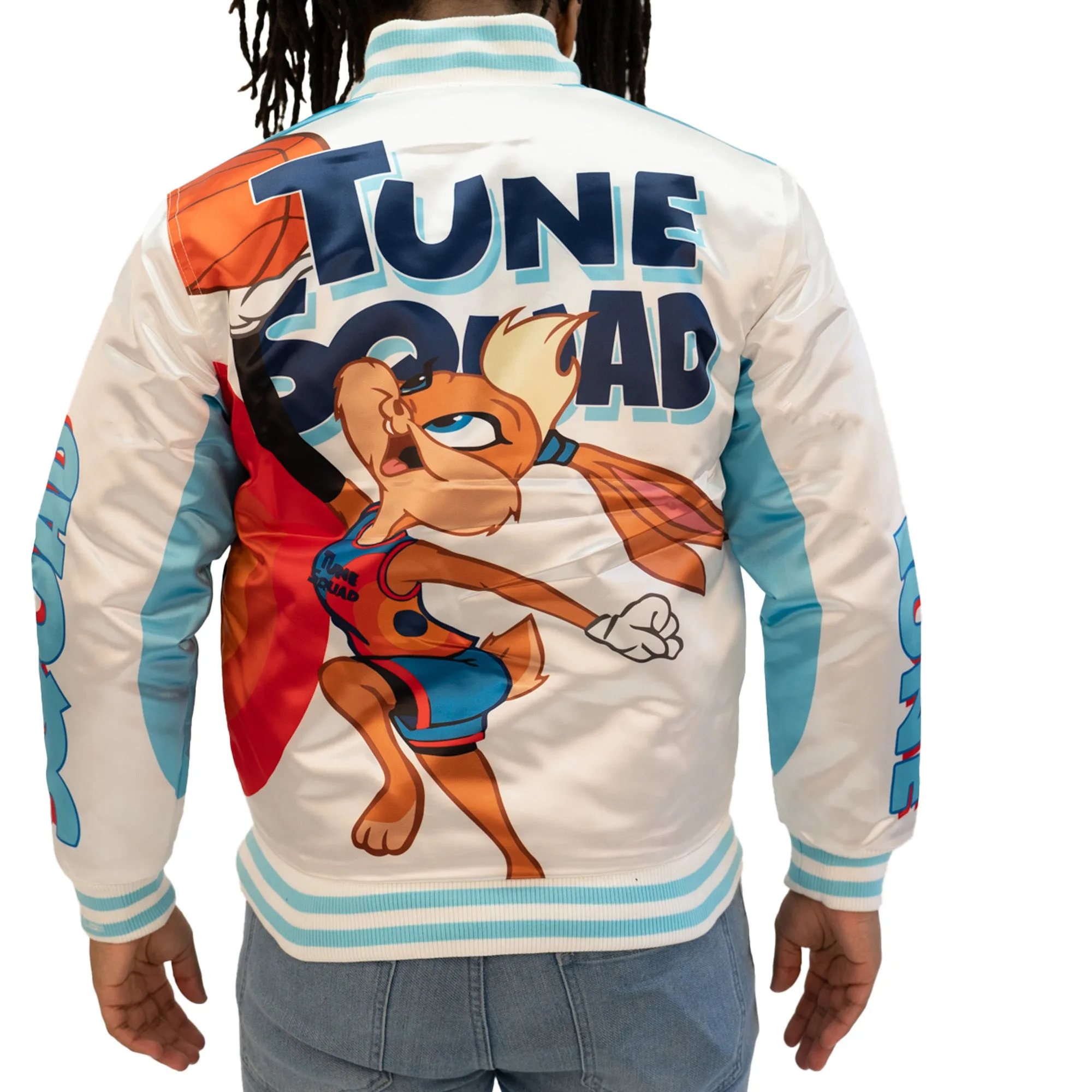 YOUTH TUNESQUAD LOLA BUNNY SATIN JACKET (WHITE)