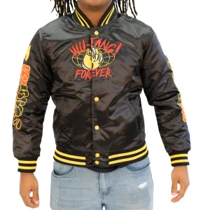 YOUTH WU TANG FOREVER SATIN JACKET (BLACK)