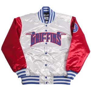 ZION WILLIAMSON HIGH SCHOOL SATIN JACKET (WHITE)