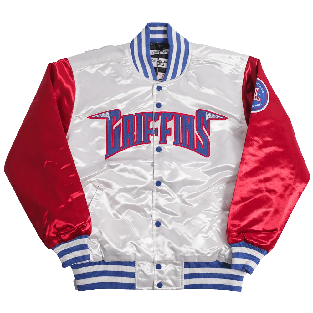 ZION WILLIAMSON HIGH SCHOOL SATIN JACKET (WHITE)