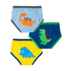 ZOOCCHINI Organic Potty Training Pants Set (Jurassic Pals)