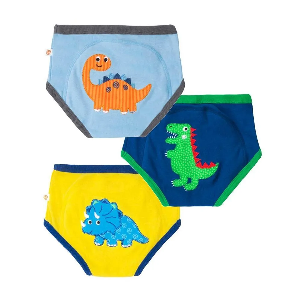 ZOOCCHINI Organic Potty Training Pants Set (Jurassic Pals)